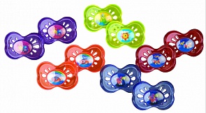 Соска-пустышка силиконовая, 6+ (Nuby, PLBERN/5966LFSN4)